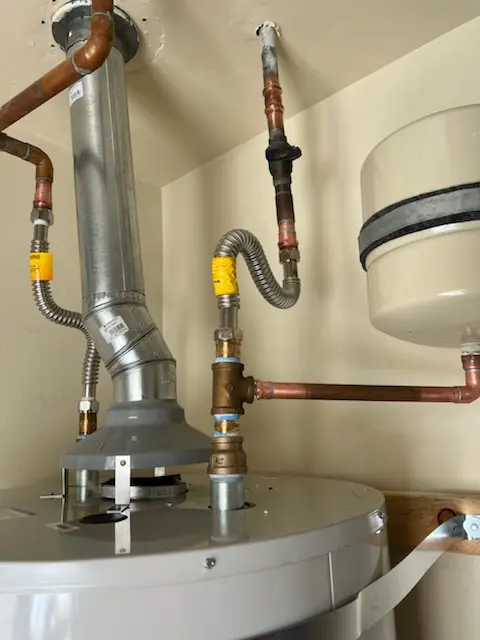 Water heater installation and plumbing repair in Chico